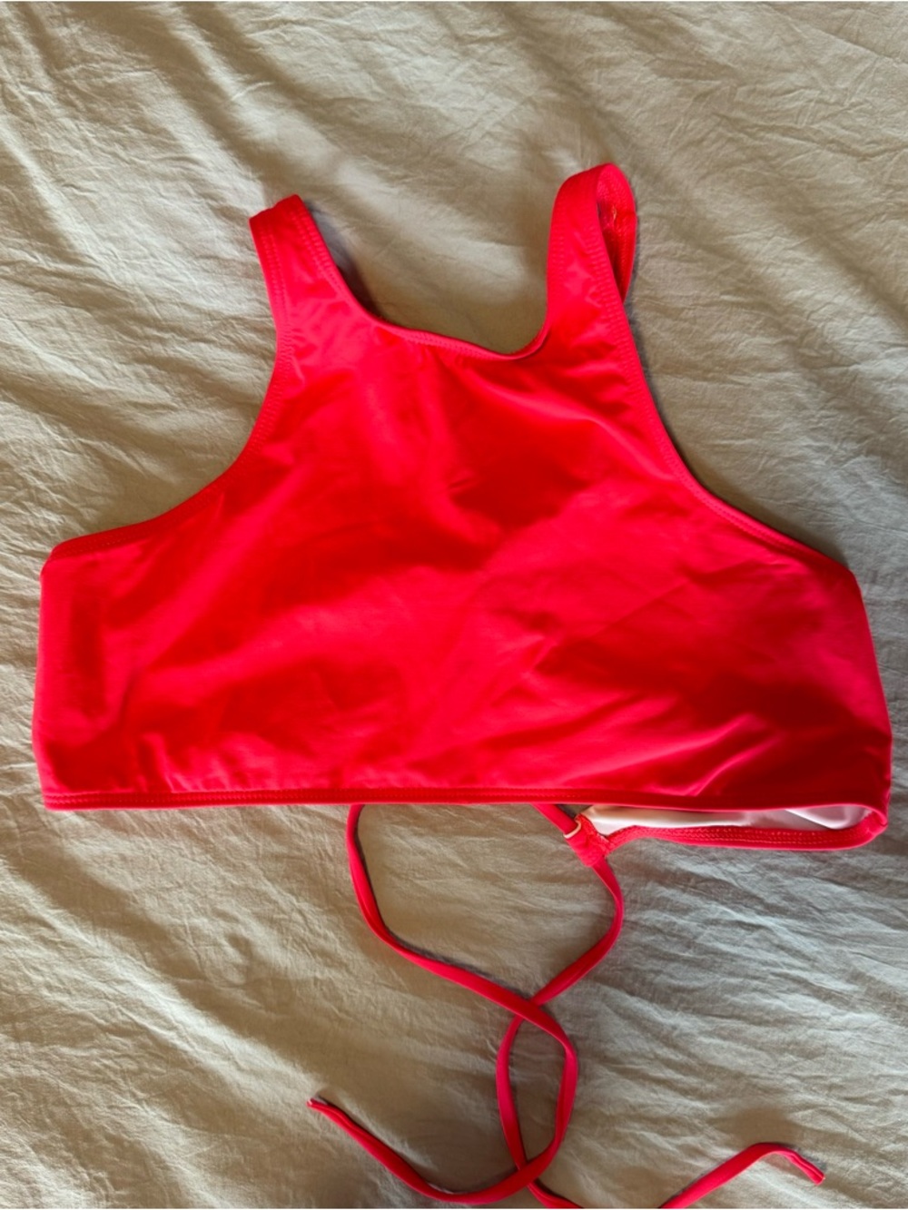 Simons Kids Neon Pink Swim Bikini Top